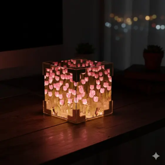Cube Mirror Lamp